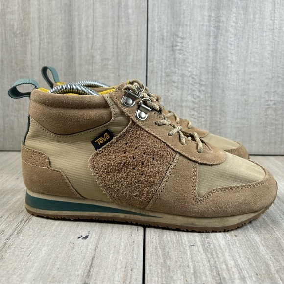 Teva Highside 84 Mid Retro Suede Hiking Sneaker Boot Lace Up Womens Size 7 - Picture 1 of 10
